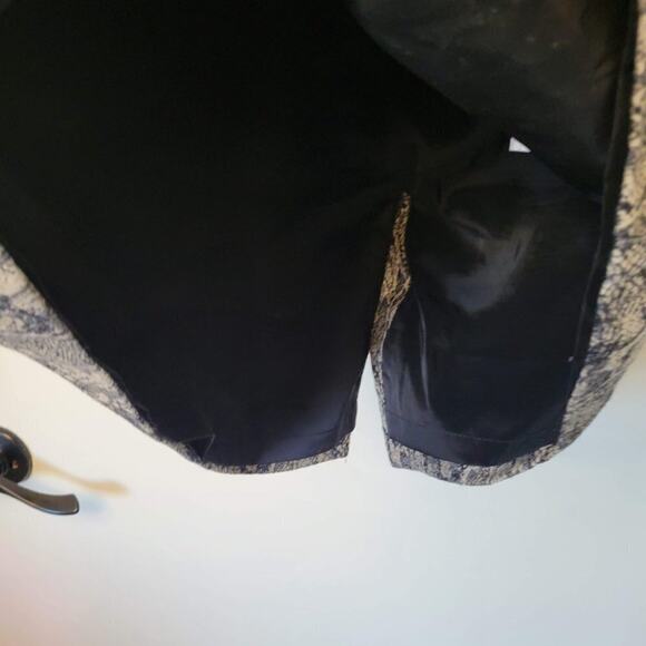 Talbots Snakeskin Print Professional Workwear Pencil Skirt Office Siren Size 8 - Picture 3 of 9